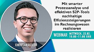 Webinar: Mit smarter Prozessanalyse und effektiven S2P-Tools nachhaltige Effizienzsteigerungen im Rechnungswesen realisieren