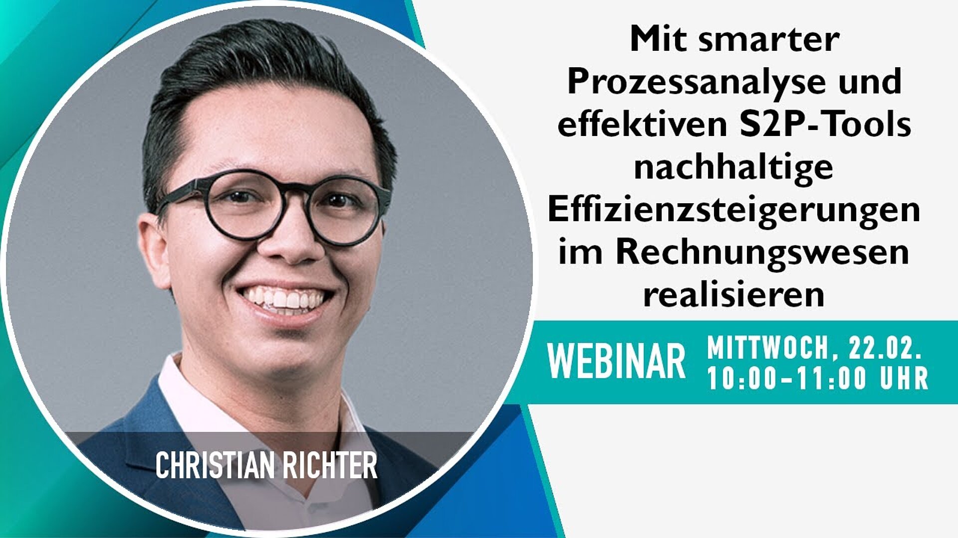 Webinar: Mit smarter Prozessanalyse und effektiven S2P-Tools nachhaltige Effizienzsteigerungen im Rechnungswesen realisieren