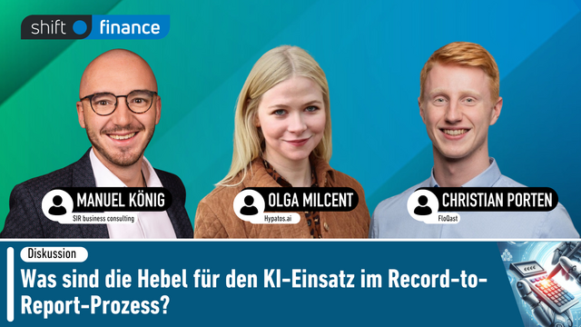 Was sind die Hebel für den KI-Einsatz im Record-to-Report-Prozess?