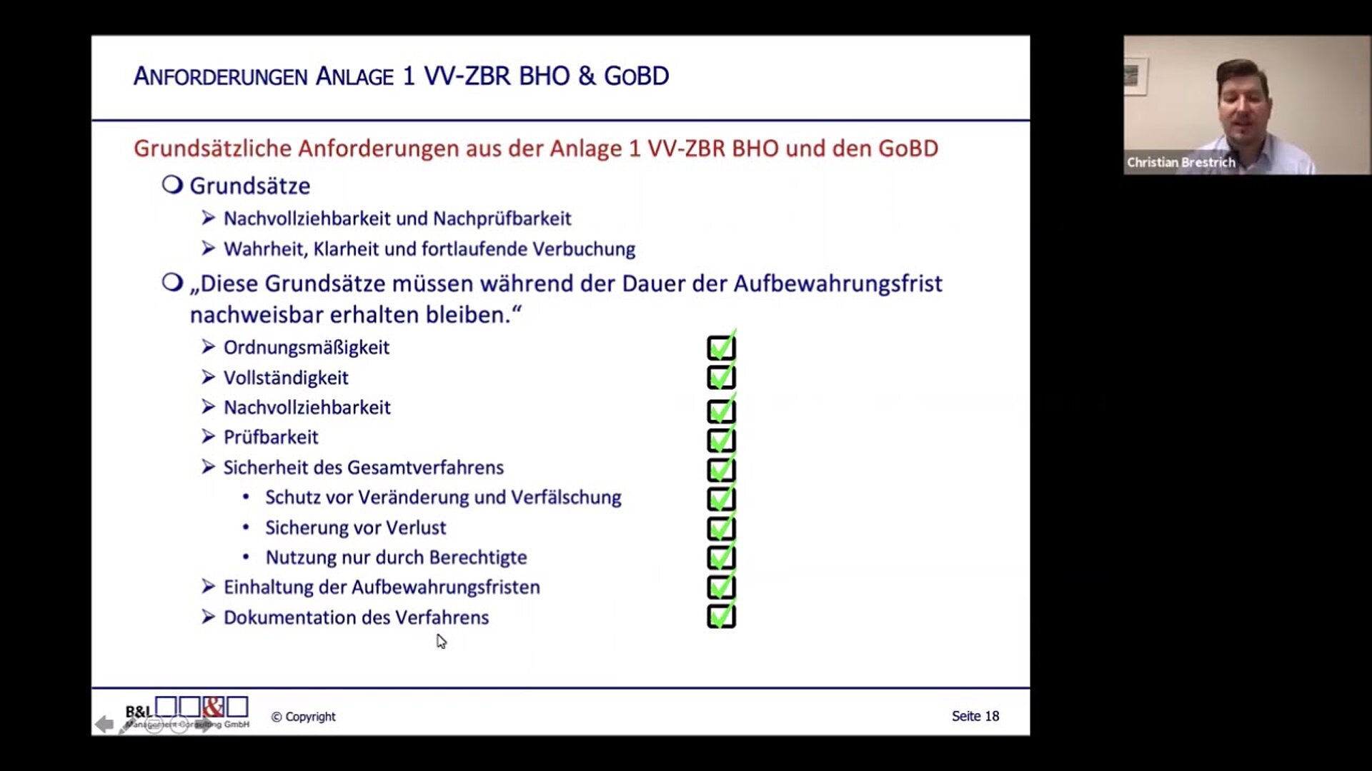 Modul 2: Voraussetzungen und optimierte Prozessgestaltung