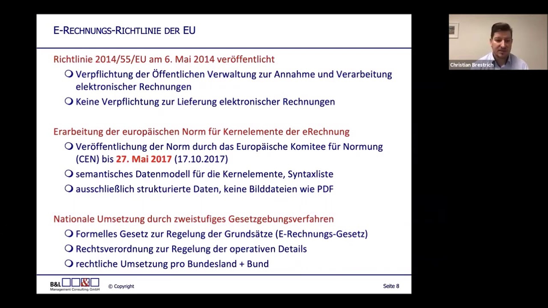 Modul 1: Einführung und rechtliche Rahmenbedingungen