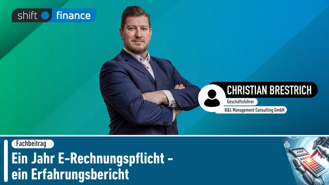 Ein Jahr E-Rechnungspflicht - ein Erfahrungsbericht